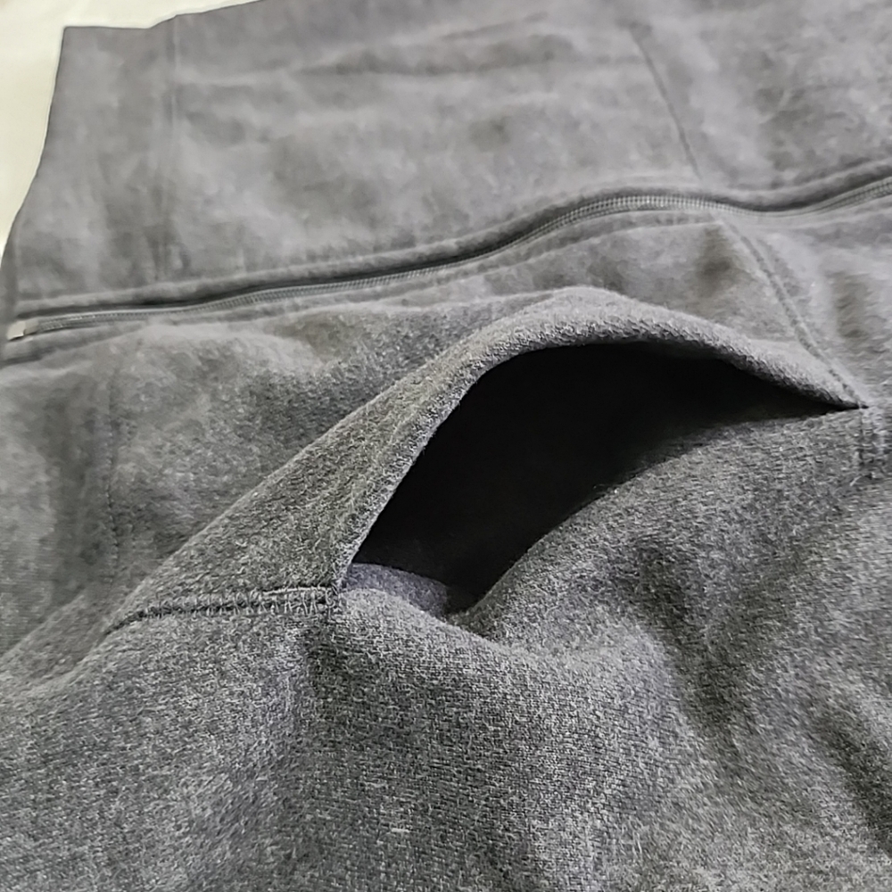 Tek Gear Sweatshirt For Kids Size Medium Color Charcoal Gray With Pockets B6 - Picture 4 of 12